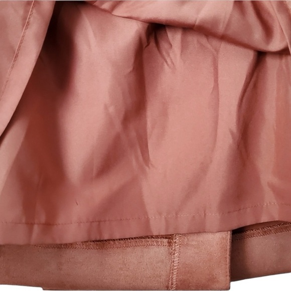 LOFT NWOT Faux Suede Microfiber Wrap Bow Tie Mini Lined Skirt size 2 - Picture 10 of 15